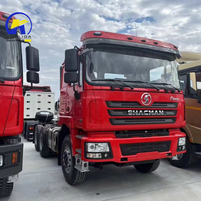 Asse anteriore 9 tonnellate Capacità di carico Usato Shacman F3000 6X4 Diesel Prime Mover Truck