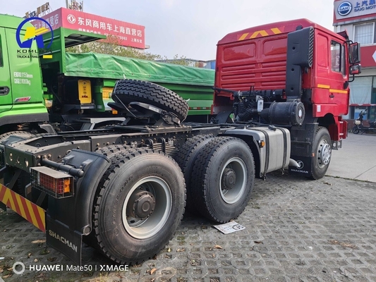 Asse anteriore 9 tonnellate Capacità di carico Usato Shacman F3000 6X4 Diesel Prime Mover Truck