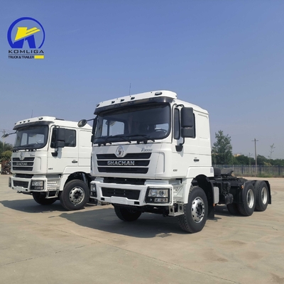 Asse anteriore 9 tonnellate Capacità di carico Usato Shacman F3000 6X4 Diesel Prime Mover Truck