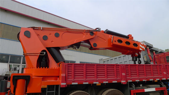 HOWO 6X4 Camion di carico con gru Camion montato gru 25-30 tonnellate Capacità personalizzata