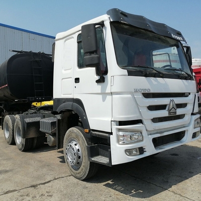 Usato Sinotruk HOWO 6X4 10wheels 375HP Bianco testa del trattore camion con richiesta personalizzata