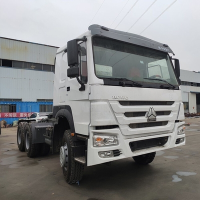 Usato Sinotruk HOWO 6X4 10wheels 375HP Bianco testa del trattore camion con richiesta personalizzata