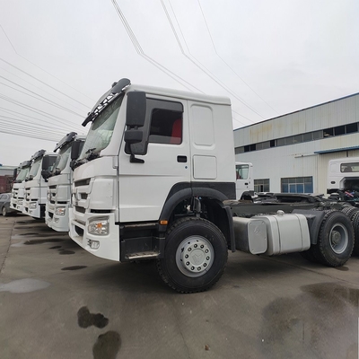 Sinotruk HOWO 6X4 10 ruote Camione di seconda mano Camione di trattore bianco usato