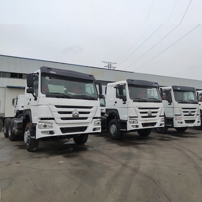 Sinotruk HOWO 6X4 10 ruote Camione di seconda mano Camione di trattore bianco usato