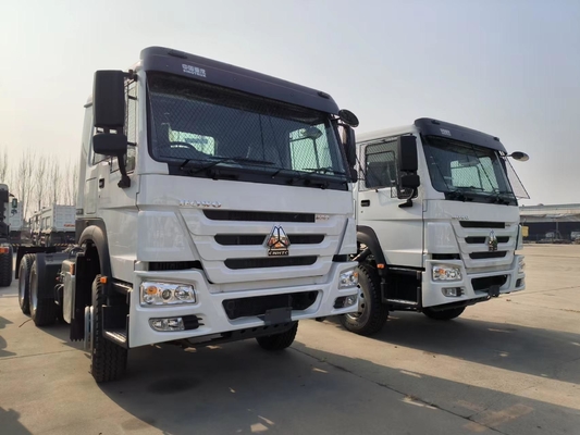 DOT certificato HW76 cabina 6X4 10 ruote HOWO trattore per applicazioni pesanti