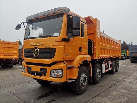 351-450hp Trasmissione manuale Shacman 12 ruote 8X4 Tipper/Dump Truck per lavori pesanti
