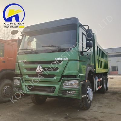 2020 Anno 371HP 6X4 Used HOWO Dump Truck esportato in Zambia con pneumatici radiali 1200r20