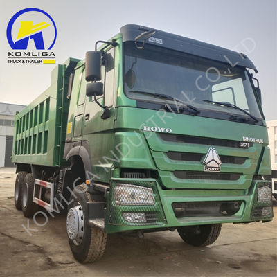 2020 Anno 371HP 6X4 Used HOWO Dump Truck esportato in Zambia con pneumatici radiali 1200r20