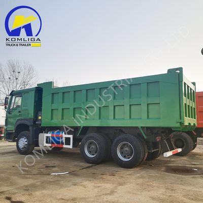 2020 Anno 371HP 6X4 Used HOWO Dump Truck esportato in Zambia con pneumatici radiali 1200r20
