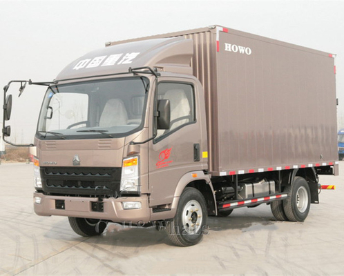 4.2 tonnellate asse posteriore Sinotruk HOWO Cdw Mini Van Box 4X2 Cargo Truck con capacità di carico da 1 a 10 t