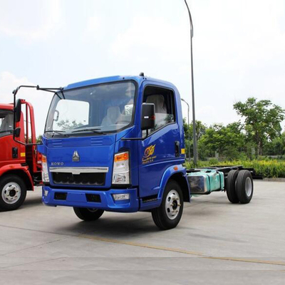 3 tonnellate 4x2 5 tonnellate leggero scaricatore di rifiuti camion mini tipper con la certificazione pneumatici bianchi