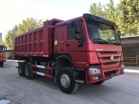 Hw76 Cab Sinotruk HOWO Usato 6*4 10 ruote Camione a gomma Camione a scarico Camione a scarico Hw19710 Trasmissione