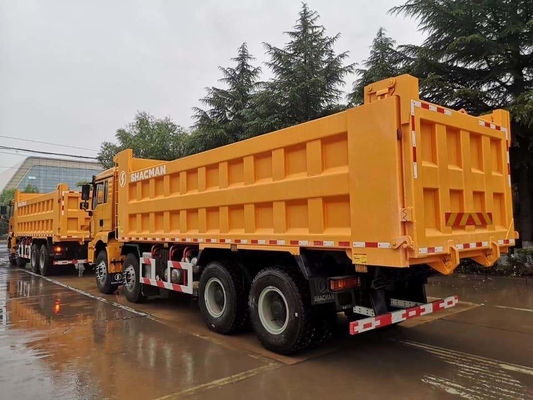 Shacman H3000 Usato 8X4 12 ruote Camionetti di scarico con ribaltatore ventrale sollevamento idraulico