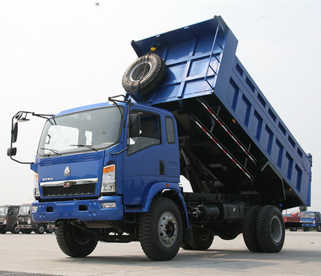 3/5/7/8 tonnellate 6 ruote Sinotruk HOWO 4X2 Mini Dumper Truck con cambio manuale