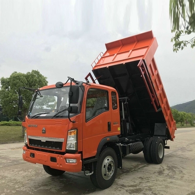 Usato Sinotruk HOWO 4X2 6wheel Mini Light Dump Tipper Truck con cambio manuale