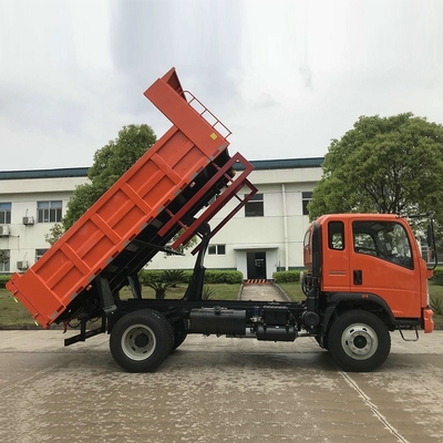 Usato Sinotruk HOWO 4X2 6wheel Mini Light Dump Tipper Truck con cambio manuale
