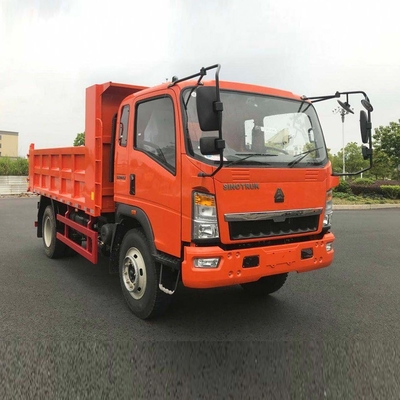 Usato Sinotruk HOWO 4X2 6wheel Mini Light Dump Tipper Truck con cambio manuale