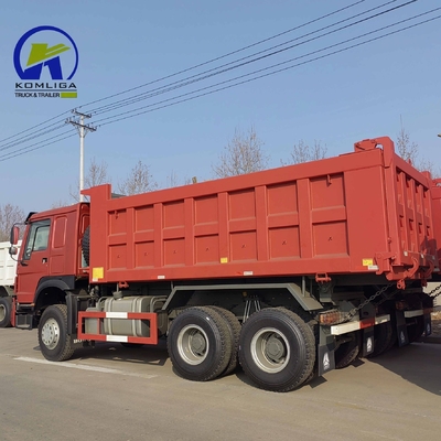 Scaricatore di rifiuti usato Sinotruk HOWO 35 tonnellate 6X4 Motore di scaricatore di rifiuti capacità 8L