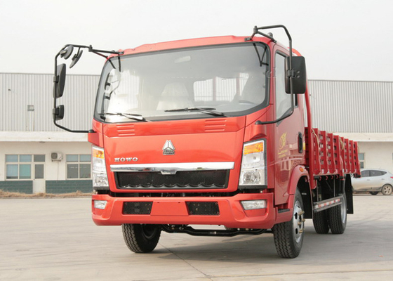 Red Sinotruk HOWO 4X2 Mini Truck Cargo Dump Truck per il trasporto di piccoli carichi