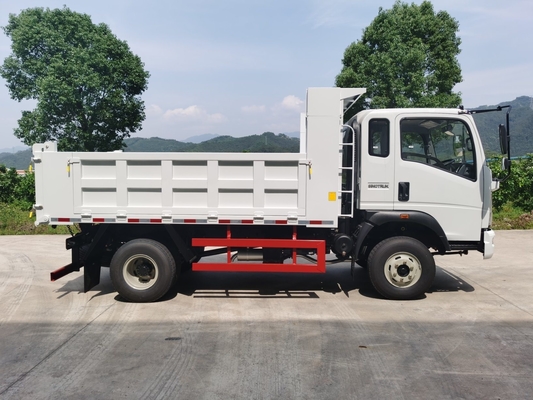 5-10t HOWO Mini Truck Dump Cargo Truck con 6 1 pneumatici di ricambio e stile di guida LHD/Rhd