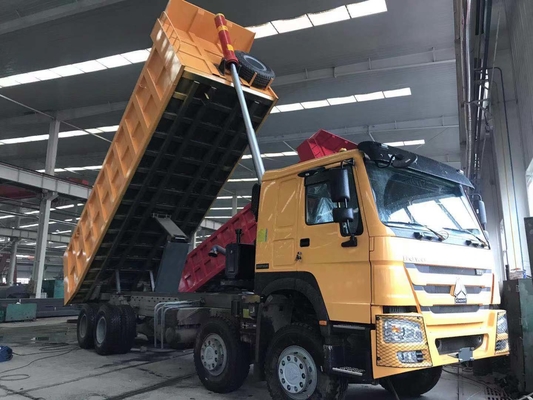 Sinotruk di seconda mano 6X4 HOWO Tipper Truck LHD/Rhd Volante Hw19710 Trasmissione