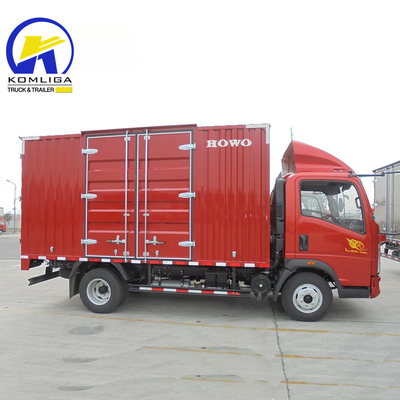 Sinotruk HOWO 4X2 camion merci con cambio manuale e capacità di 120 litri di serbatoio di carburante