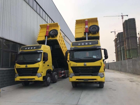 Sinotruk 8X4 12 ruote HOWO Tipper Usato camion di scarico Potenza 351-450 CV Ruota motrice 8×4