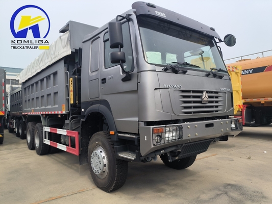 25 tonnellate usate HOWO Camionetto di scarico a gomma 6X4 10 ruote con dimensione del secchio 5600X2300X1500