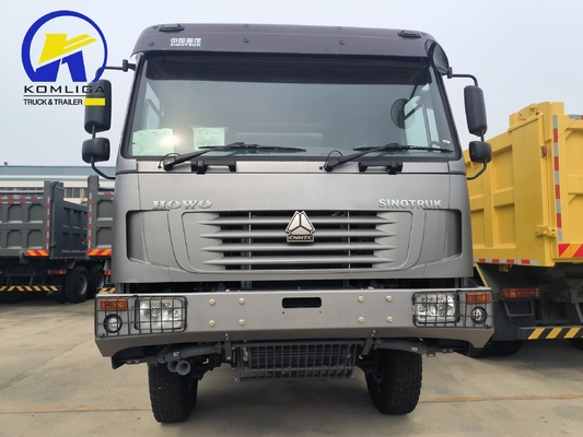 25 tonnellate usate HOWO Camionetto di scarico a gomma 6X4 10 ruote con dimensione del secchio 5600X2300X1500