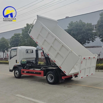 2.4 tonnellate asse anteriore Sinotruk HOWO 6 ruote 4x2 4x4 camion spazzatura/cargo di grande capacità