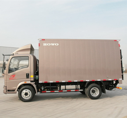 2.4 tonnellate asse anteriore Sinotruk HOWO 6 ruote 4x2 4x4 camion spazzatura/cargo di grande capacità