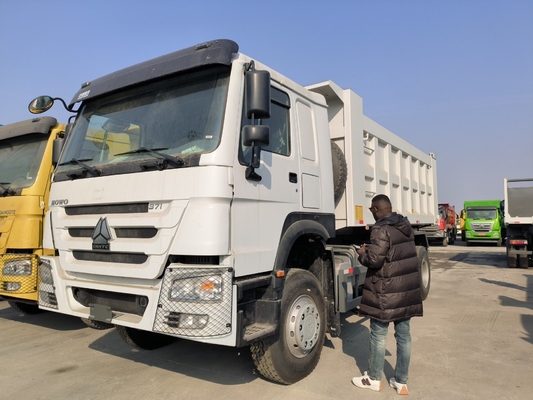 Usato Sinotruk HOWO 6X4 371HP 10 ruote Tipper Dumper Dump Truck per la capacità del motore