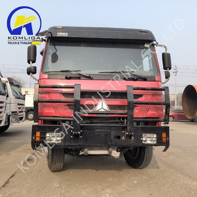 Red 8X4 Trucks 371 HP 375HP 400HP 420HP Sinotruk Heavy Duty Tipping Tipper Dumper Second hand Dump Truck e HOWO Truck per il mercato africano