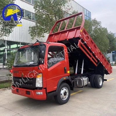 Dongfeng Sinotruk HOWO 5 tonnellate 4X2 Mini Light Dump Truck 5995x2350x2620mm