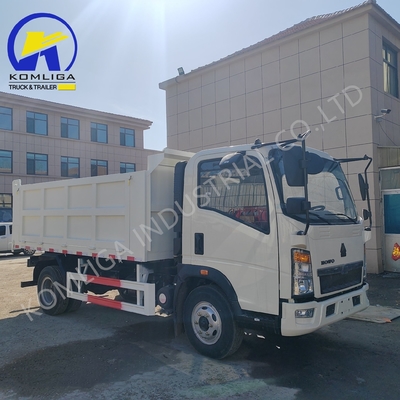 Dongfeng Sinotruk HOWO 5 tonnellate 4X2 Mini Light Dump Truck 5995x2350x2620mm