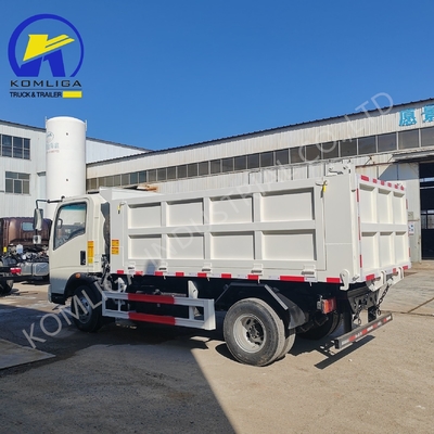 Dongfeng Sinotruk HOWO 5 tonnellate 4X2 Mini Light Dump Truck 5995x2350x2620mm
