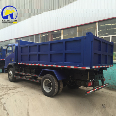 Certificato ISO 4X2 6cbm Foton / Dongfeng / Sinotruk HOWO Dump Truck