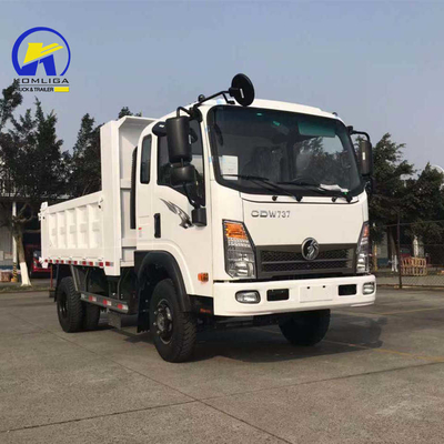 Certificato ISO 4X2 6cbm Foton / Dongfeng / Sinotruk HOWO Dump Truck