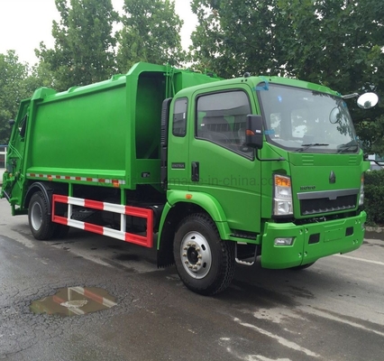 Sinotruk HOWO 4X2 Piccolo camion della spazzatura da 5 tonnellate a 3 tonnellate con cilindrata di 9726 ml