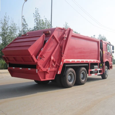 4. Sinotruk HOWO 6X4 336HP 20tons Compactor camion della spazzatura con Max. velocità di guida Km/h 90