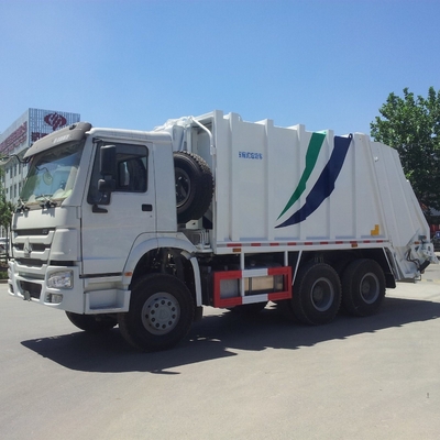 6X4 15m3 18m3 336HP Sinotruk HOWO dimensioni del camion della spazzatura su richiesta personalizzata