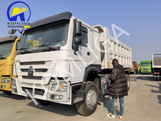6X4 Tipper HOWO 10 Ruote 371 HP Dump Truck Cinese Sinotruk Diesel con grande capacità