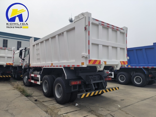 HOWO 10 Ruote 371 HP 6X4 Tipper Sinotruk Camionotti usati con pneumatici radiali 1200r20