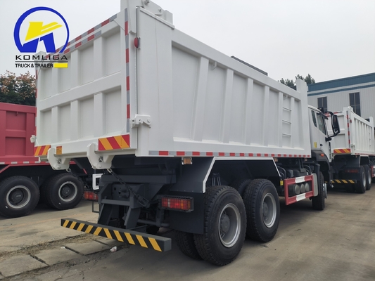 HOWO 10 Ruote 371 HP 6X4 Tipper Sinotruk Camionotti usati con pneumatici radiali 1200r20
