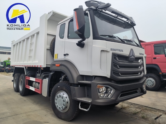 HOWO 10 Ruote 371 HP 6X4 Tipper Sinotruk Camionotti usati con pneumatici radiali 1200r20