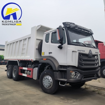 HOWO 10 Ruote 371 HP 6X4 Tipper Sinotruk Camionotti usati con pneumatici radiali 1200r20