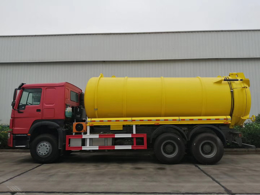 Vendere 6X4 336HP Used Septic Tank Trucks con carburante diesel e Euro 2 standard di emissioni
