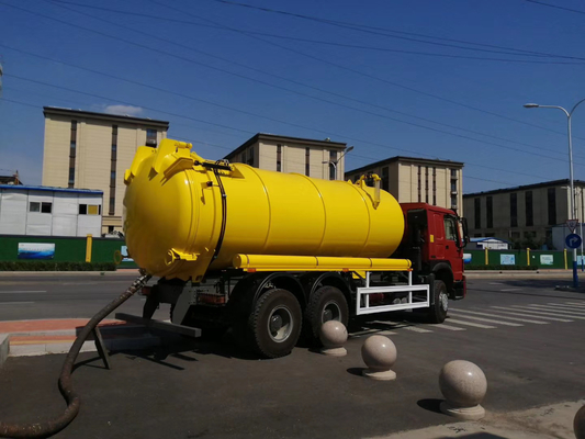 Vendere 6X4 336HP Used Septic Tank Trucks con carburante diesel e Euro 2 standard di emissioni