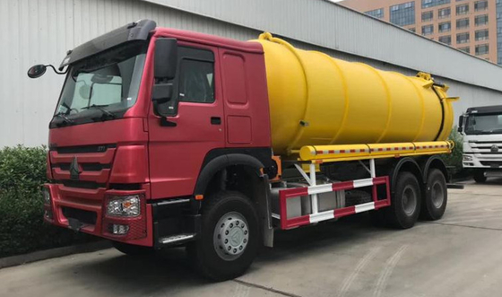 CE certificato 10 Wheeler 6X4 Sinotruk HOWO Used Septic Pump Trucks con pneumatici 12r22.5