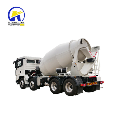 12.00r20 pneumatici radiali trasmissione manuale Shacman Camion Cement Concrete Mixer in Ghana
